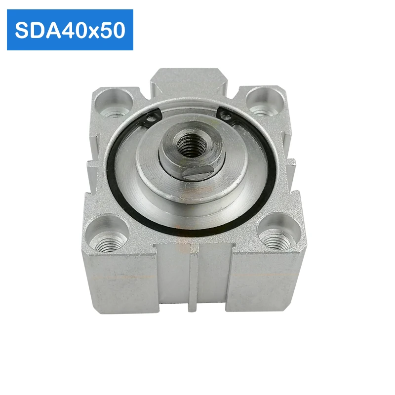 SDA40*50-IH Brezplačna dostava 40 mm Premerom 50 mm Hoda Kompakten Jeklenke SDA40X50-OV Dual Action Zraka Pnevmatski Cilinder
