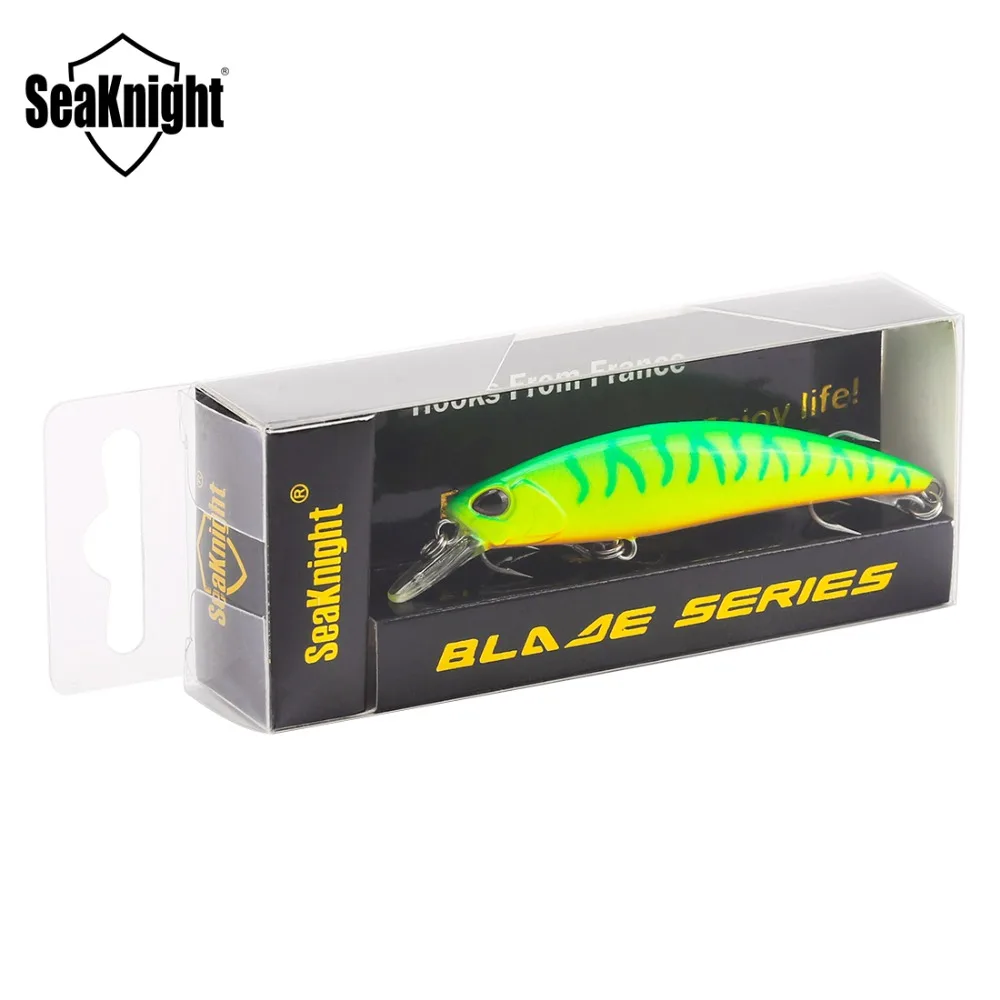 SeaKnight Pisanec SK040 Fishing Lure 1PC 9.5 g 70 mm/2.76 v 3D Oči Oster Kljuke Potopu Težko vabe