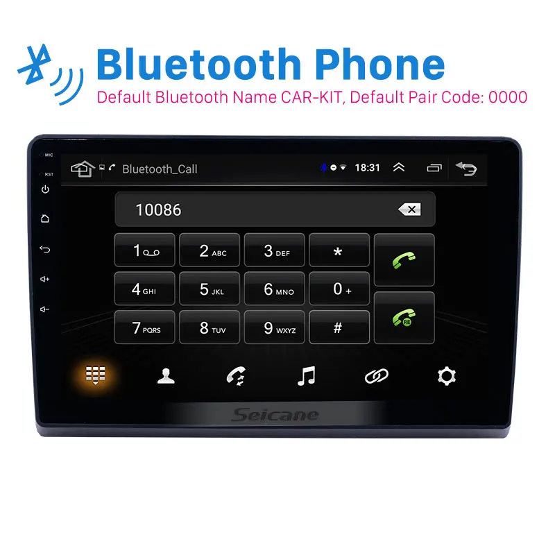 Seicane 10.1 palčni 2din Android 9.1 avto Radio, GPS Multimedia player za leto 2009 2010 2011-2019 Novi Ford Transit podporo Carplay CSD
