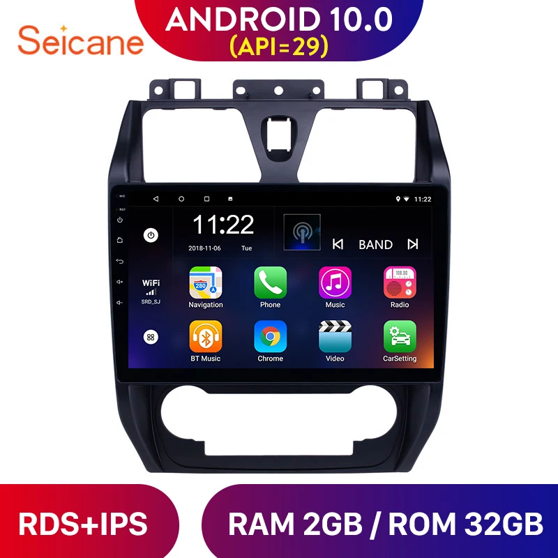 Seicane 10.1 palčni IPS Avto GPS Navi Radio Android 10.0 Auto Stereo za Geely Emgrand EC7 2012-2013 Multimedijski Predvajalnik podporo TPMS