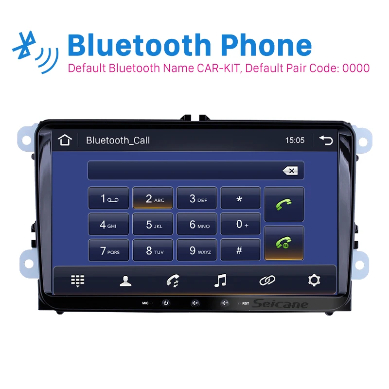 Seicane QLED 2+32GB 9 inch Android 10.0 Avto Radio, GPS, Avdio predvajalnik Za VW/Volkswagen/Golf/Tiguan/Passat/b6 b5 2 din