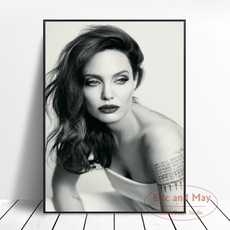 Seksi Angelina Jolie Platno Slikarstvo Plakatov In Fotografij Slike Na Steni Letnik Plakat Dekorativni Doma Dekor Obrazy