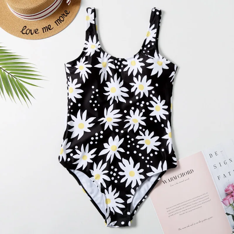 Seksi monokini Kopalke Ženske Kopalke Push Up Kopalke Sonce Cvet Obleka 2020 kopalke Plavati Plaža Obrabe Biquini telo obleko