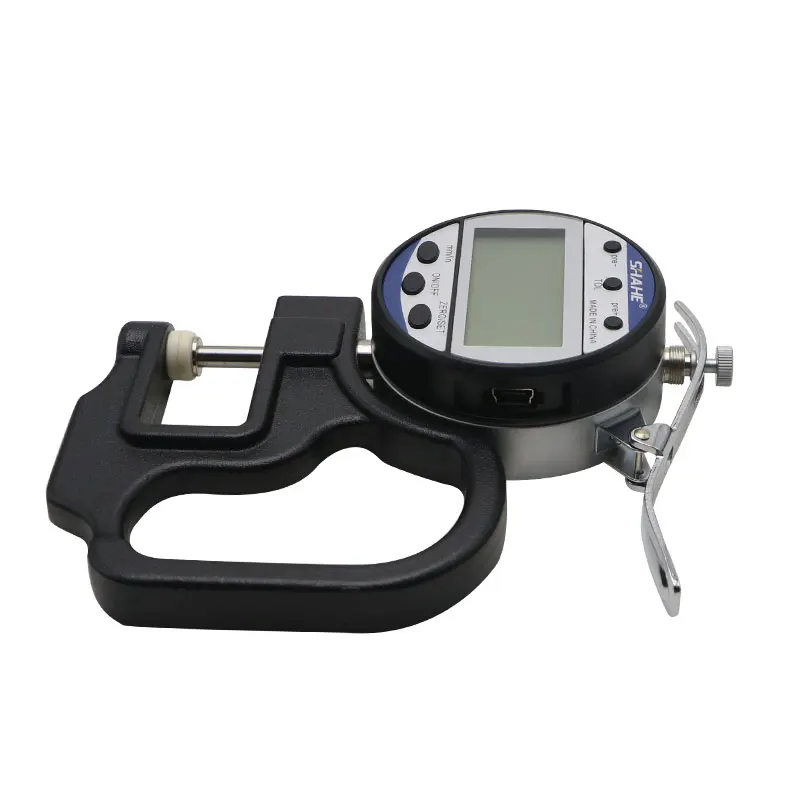 Shahe digitalni merilnik debeline 0-10 mm 0.01 mm usnje merilnik debeline stekla debeline merilnik za merjenje orodje