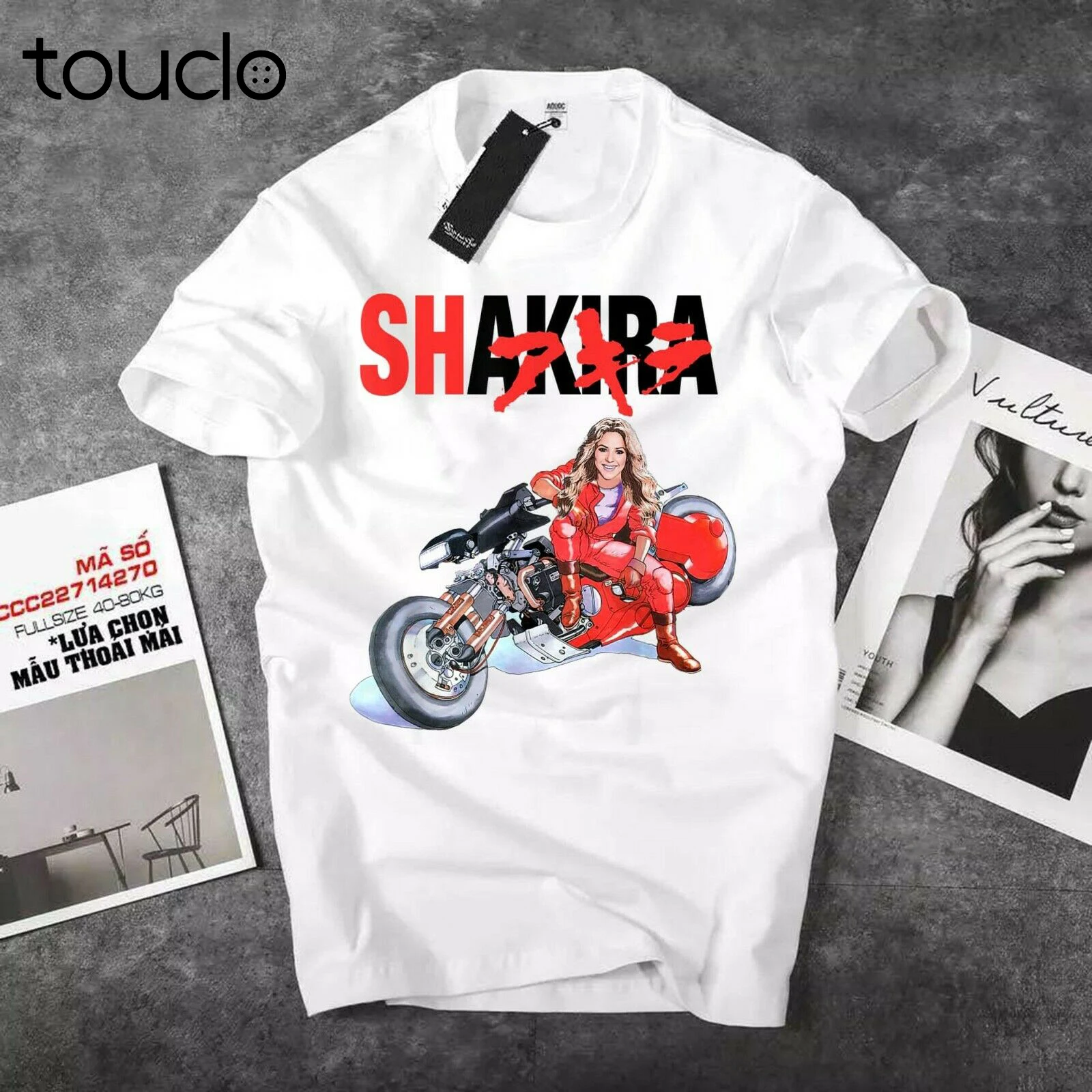 Shakira Akira Shotaro Kaneda Motocikel T-Shirt