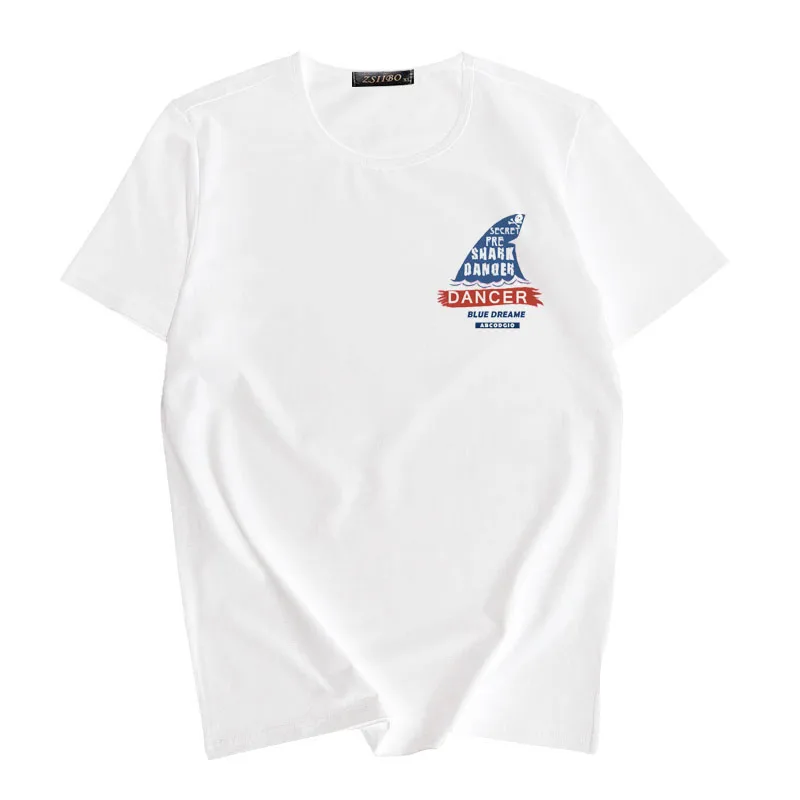 Shark kratka sleeved tiskanje ženske majica Ulzzang Poletje modni ženski S-2XL Harajuku priložnostne svoboden plima ulzzang hip-hop t-shirt