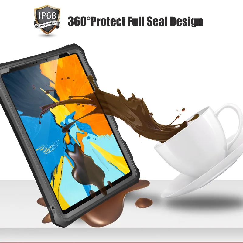 Shellbox Vodotesno Ohišje Stojalo Za iPad Pro 11 2020 Primeru Dustproof Potapljanje Clear Cover Za iPad Pro 11 2018 Telefon Primerih Coque