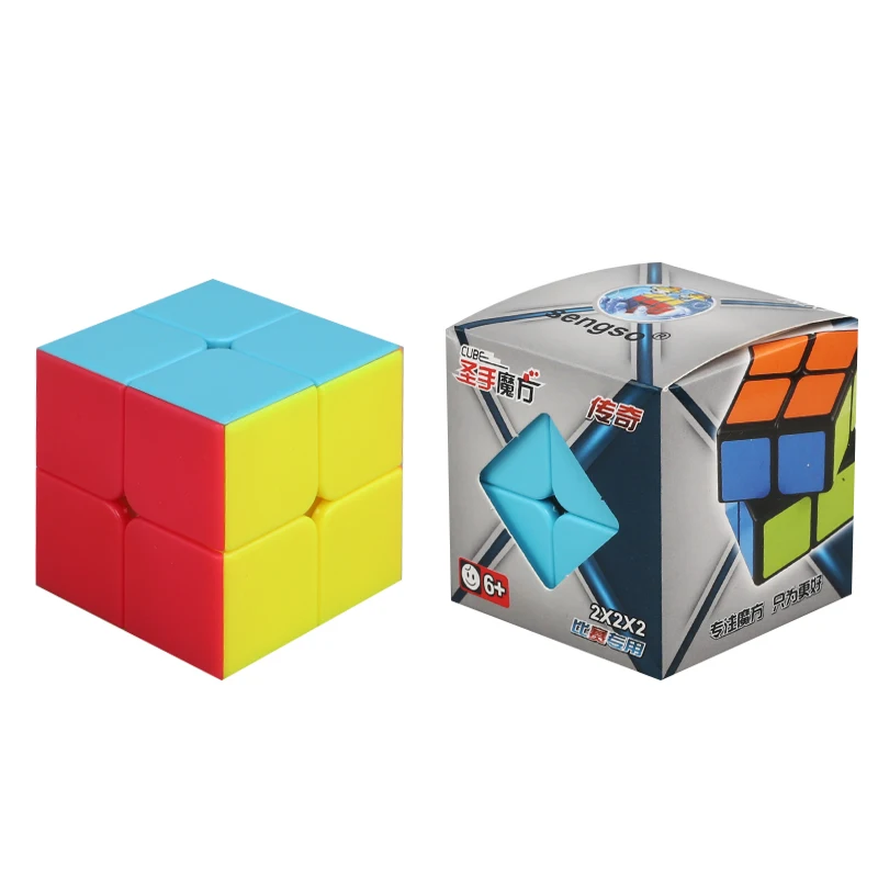 Shengshou legenda 2x2 magic cube igrača motnega Površine Sengso Puzzle 2x2x2 Možganov Teaser Uganke igrače Cubo Magico Fantje Igrače
