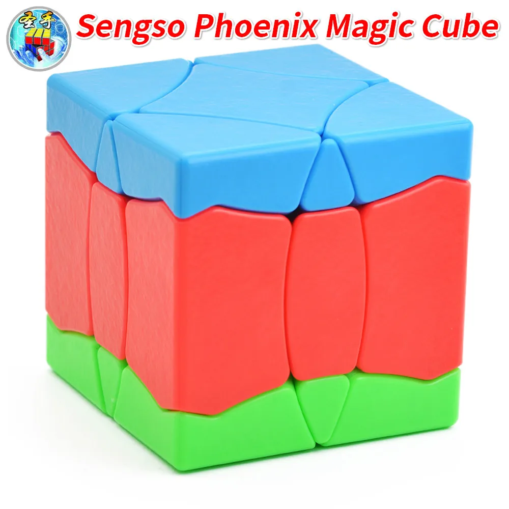 Shengshou Phoenix Magic Cube Stikerless Sengso BaiNiaoChaoFeng 3x3x3 StrangeCubos Izobraževalne Igrače za Otroke Božično Darilo
