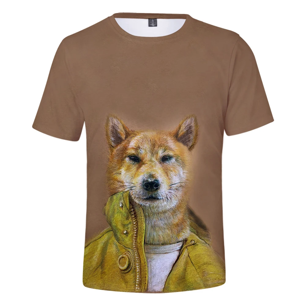 Shiba Inu 3D majice Ženske/Moški Modni Poletje Kratek Rokav Tshirts 2020 Vroče Prodaje Priložnostne Streetshirt Smešno Ehime Oblačila za Pse