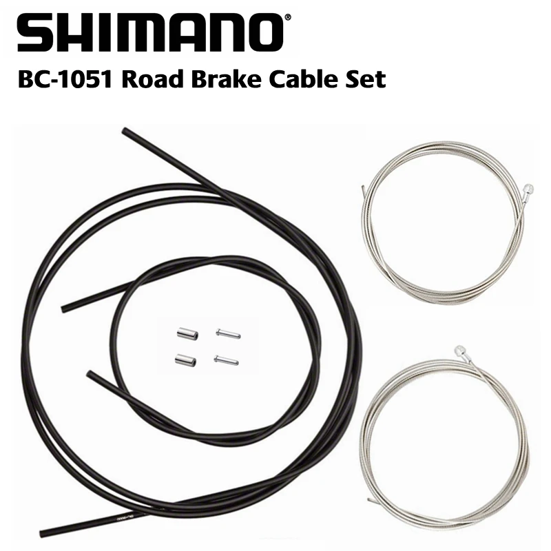 Shimano Original BC-1051 Cesti Zavore Komplet kablov , ki so združljive z DURA-ACE / ULTEGRA / 105 - Sivo / Črna / Modra / Bela / Rdeča