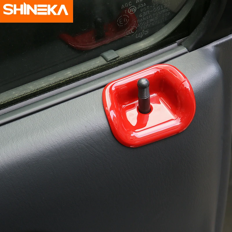 SHINEKA Avto Styling za Suzuki jimny 2007-2017 Avtomobilskih Vrat Stikalo za Zaklepanje Pin Okrasni Pokrov Nalepke za Suzuki jimny Dodatki
