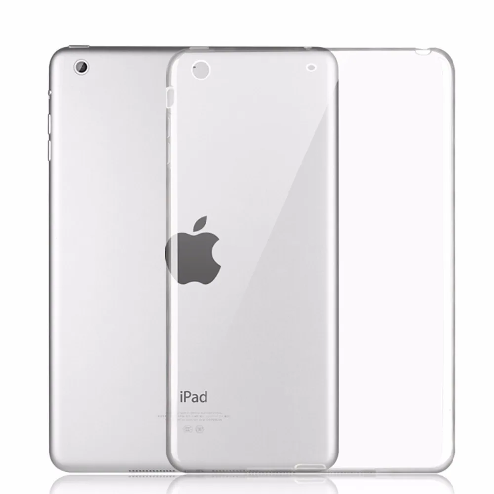 Shockproof Mehko TPU Prozoren Silikonski ovitek za Apple iPad mini 1 2 3 mini1 mini2 mini3 Primeru Coque Capa Funda + Pisalo
