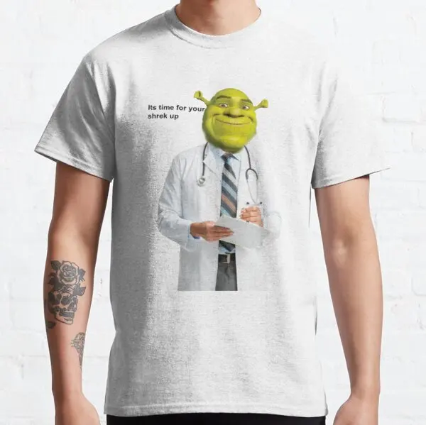 Shrek Preverite meme Vroče Prodaje Klovn Majica s kratkimi rokavi Moški/ženske Natisnjeni Teror Modni T-majice