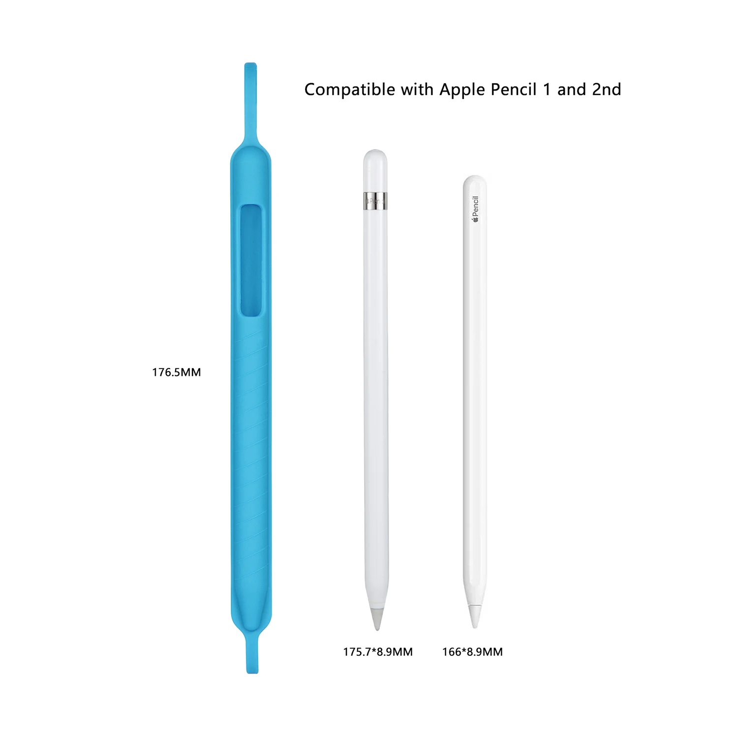Silikonski Zaščitnik Primeru Pokrov ležišča Rokav z Elastični Trak za Apple Svinčnik iPencil 1. 2. 1 2 Generacije iPad Dodatki