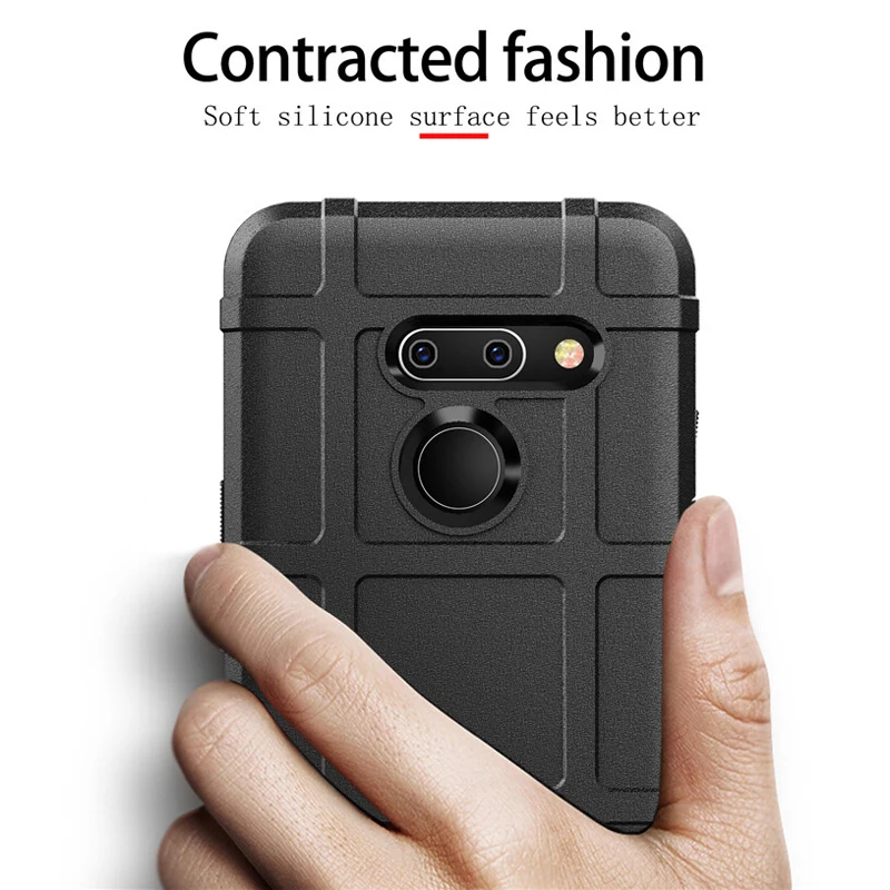 Silikonsko Ohišje Za LG G8 G8s ThinQ Telefon Primeru Oklep Krepak Ščit Vojaško Zaščito Hrbtni Pokrovček Za LG G8X V50s Primerih