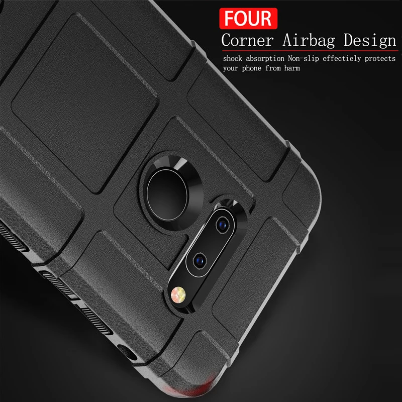 Silikonsko Ohišje Za LG G8 G8s ThinQ Telefon Primeru Oklep Krepak Ščit Vojaško Zaščito Hrbtni Pokrovček Za LG G8X V50s Primerih