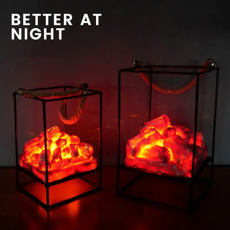 Simulacija Oglje Kamin Veter, Plamen LED Lučka Scene Dekoracijo Božični Halloween Dekoracijo Luči
