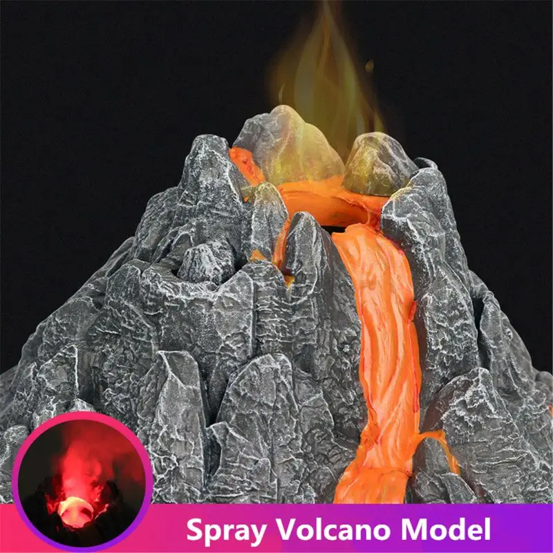 Simulacija Vulkan Model Spray Rdečo Luč Vlak Dinozaver Model Igrače Oprema