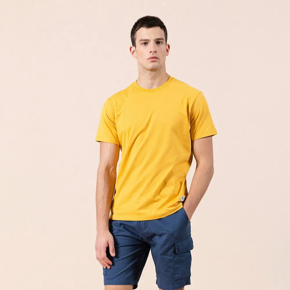SIMWOOD 2020 poletje podkrepljena t-shirt bombaž Compact-Siro Predenje O-vrat Vrhovi Visoki Kakovosti plus velikost oblačila SI980698