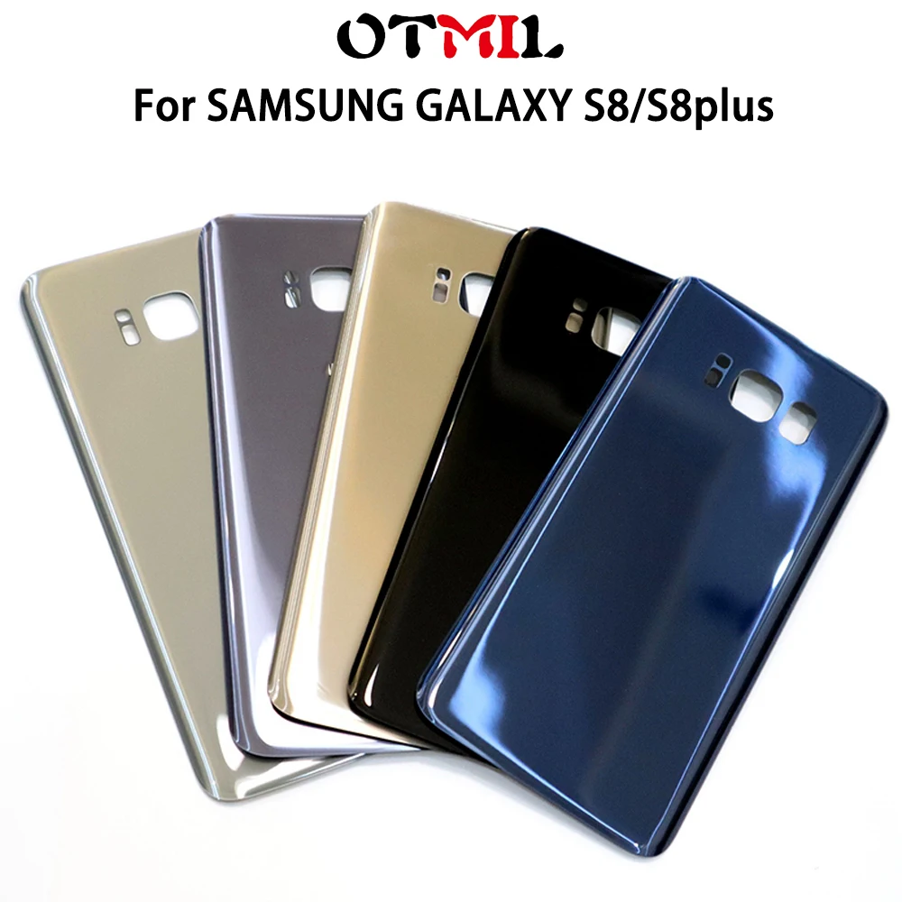 Sinbeda Orinigal Za Samsung Galaxy S8 Hrbtni Pokrovček Baterije G950 SM-G950F G950FD S8 Plus S8+ G955 SM-G955F G955FD Nazaj Zadnje Steklo