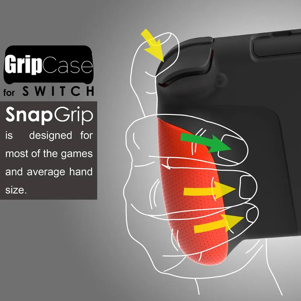 Skull & Co. Zamenjava Grip Set za Nintendo Stikalo GripCase SAMO