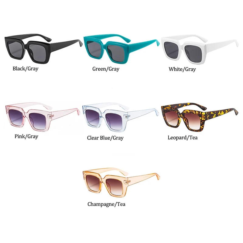 Slavni Sončna Očala Moški Ženske 2021 Trend Nove Modne Blagovne Znamke V Kvadratnih Velik Okvir Sončna Očala Za Ženske Letnik Klasična Očala