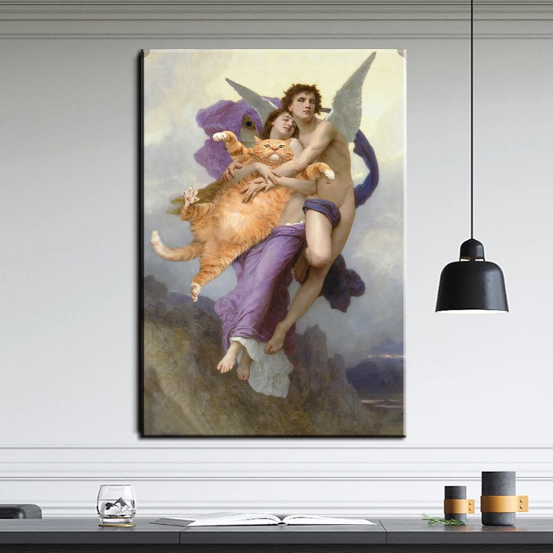 Slavni Venus, Oljno sliko s Bouguereau Platno Umetnosti Cuadros Wall Art Poster Tiskanje Stenske Slike za Dnevni Sobi Doma Stenski Dekor