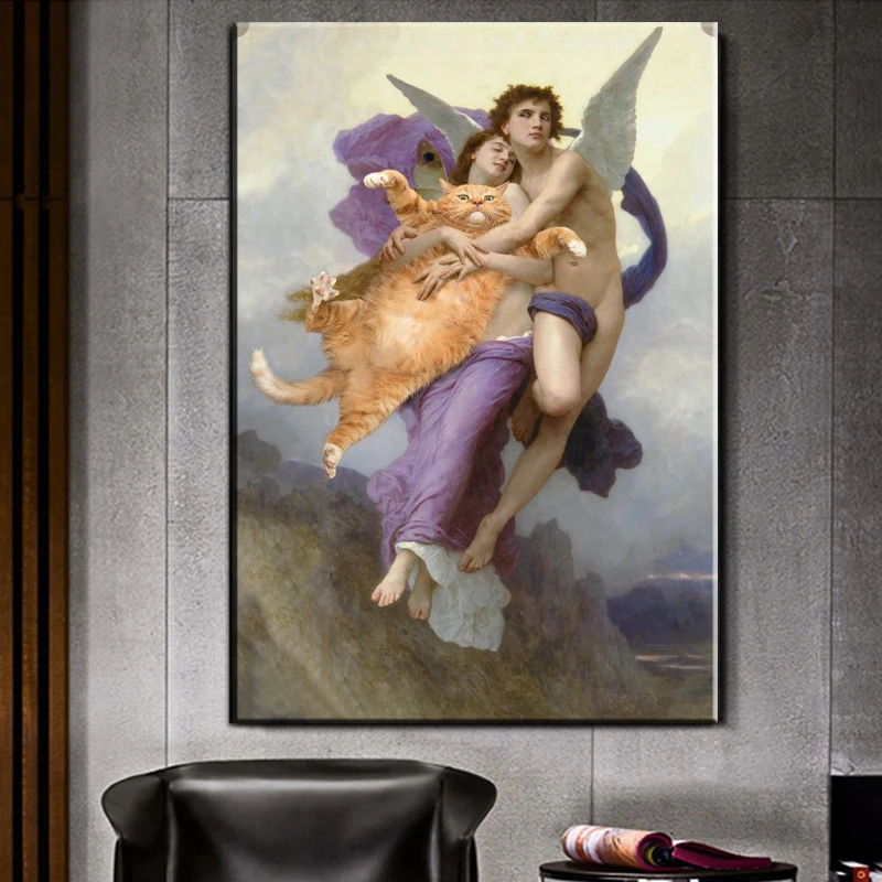 Slavni Venus, Oljno sliko s Bouguereau Platno Umetnosti Cuadros Wall Art Poster Tiskanje Stenske Slike za Dnevni Sobi Doma Stenski Dekor