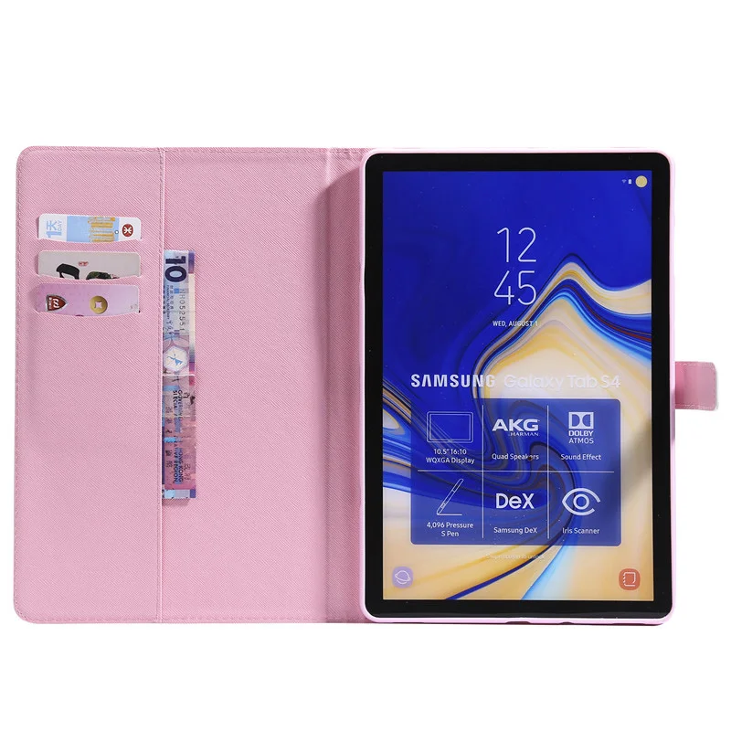 Slim PU Usnjena torbica Za Samsung Tab Galaxy S4 10.5 palčni T830 T835 Smart Cover Funda Tablet Otrok Naslikal Lupini Pokrov + pen