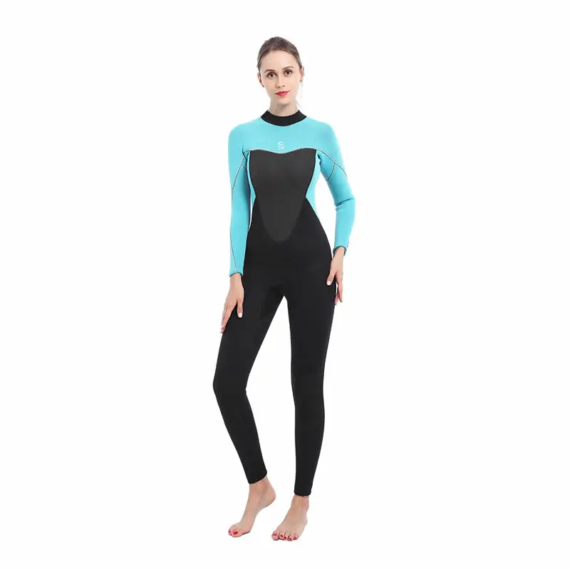 SLINX Ženske 3/2 mm CR Reliefni mokra Obleka Celotno telo Toplo, Snorkeling, Potapljanje Obleko Anti UV Dolg Rokav Kopalke Deskanje Obleko