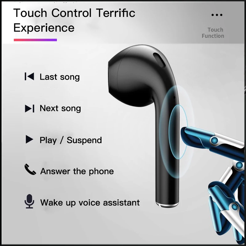 Slušalke Bluetooth Brezžične TWS Polnjenje Box Slušalke 9D Stereo Šport Nepremočljiva Čepkov Slušalke Z Mikrofonom, LED Displ