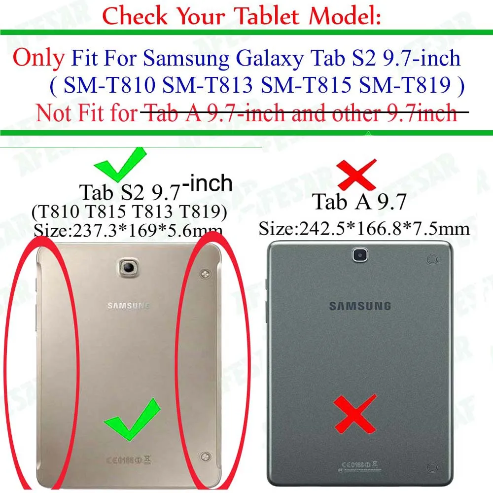 SM-T810 T815 T813 T819 Zavihku S2 9.7 Primeru Smart Shell Ultra Slim Stand Pokrovček za Samsung Tab Galaxy S2 9.7 Zavihku S2 KOTIČEK kritje primera
