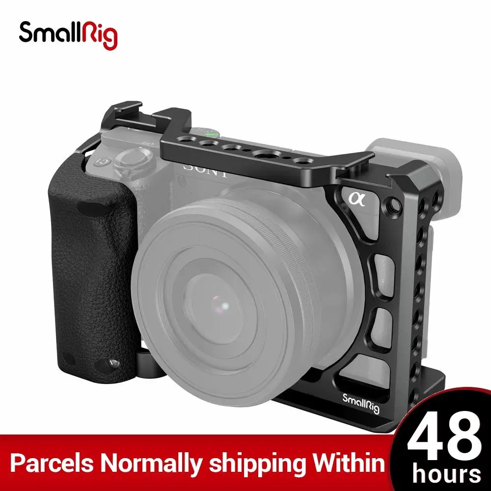 SmallRig Fotoaparat Kletko z Silikonski Ročaj za Sony A6100/A6300/A6400 Fotoaparat 3164