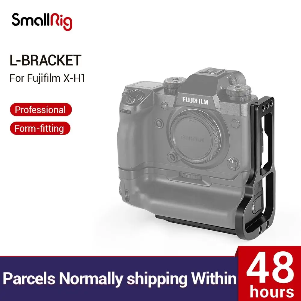 SmallRig X-H1 L-Nosilec za Fujifilm X-H1 Fotoaparat Arca-Swiss Standard L Plošča Vgradna Plošča Z Battery Grip - 2240