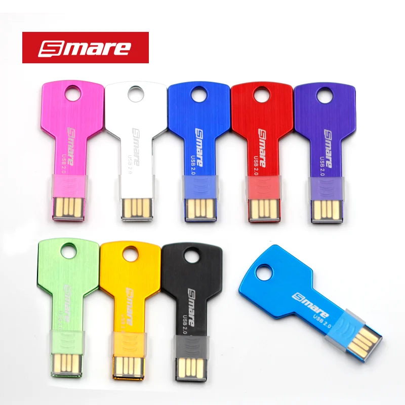 SMARE U6 Ključ USB Flash Disk 128GB/64GB/32GB/16GB/8GB/4GB Pen Drive Pendrive USB 2.0 Flash Drive, Pomnilniško kartico memory stick po Meri LOGO