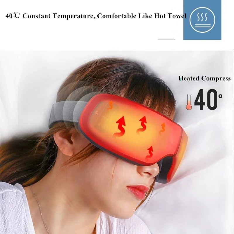 Smart 3D/6D Oči Massager za Oči Gube Električni Oči Nego Prenosni Vibracije Oči Masaža Očala Utrujenost Proti Temne Kolobarje