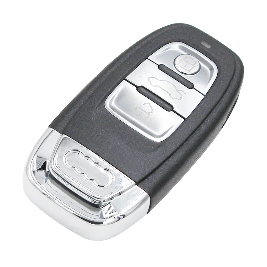 Smart brez ključa 3 Gumb za daljinsko tipko 315MHz 433MHz 868MHz s čip za Audi A6 A7 A8 RS4 RS5 V5 A5 S4 8T0 959 754 C 8T0959754C
