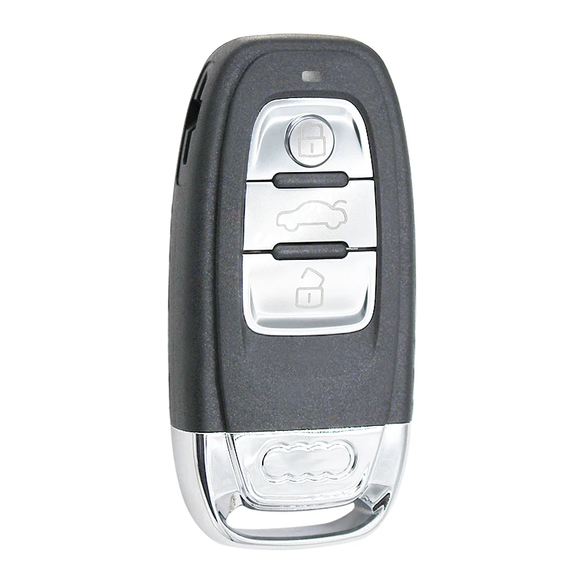 Smart brez ključa 3 Gumb za daljinsko tipko 315MHz 433MHz 868MHz s čip za Audi A6 A7 A8 RS4 RS5 V5 A5 S4 8T0 959 754 C 8T0959754C