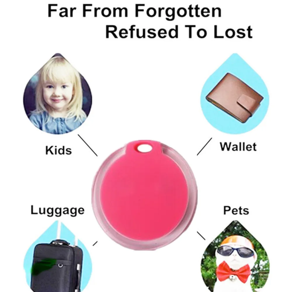 Smart Finder Anti_lost tracker self-portrait Bluetooth 4.0 mini pet otrok, Denarnico, Ključ alarm Keychain Finder GPS Lokator za xiaomi