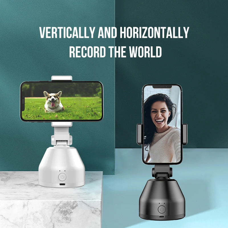 Smart Streljanje Selfie Palico Stojalo Inteligentni Sledite 360° Vrtljivost Obraz Predmet Sledenje Smart AI Gimbal Fotografije Kamero