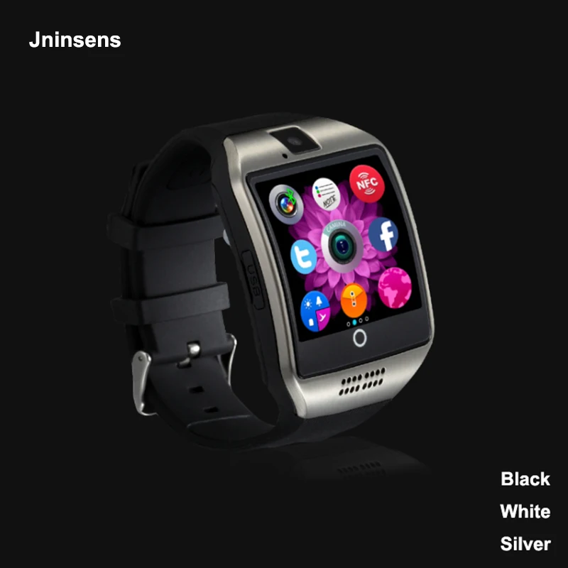 Smart Watch Ura z Režo za Kartico Sim Potisnite Sporočilo Bluetooth Telefon Android pametne ure Moške Gledajo