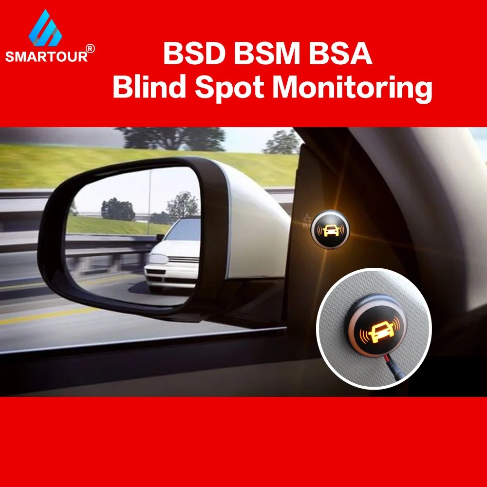 Smartour Avto Blind Spot Ogledalo Radarski Sistem za Zaznavanje BSD BSA BSM Mikrovalovna Slepa Pega Spremljanje Pomočnik Vožnje Varnost