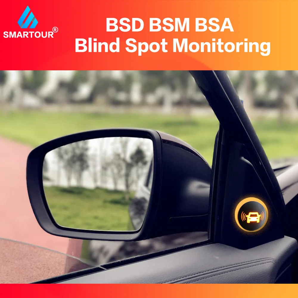 Smartour Avto Blind Spot Ogledalo Radarski Sistem za Zaznavanje BSD BSA BSM Mikrovalovna Slepa Pega Spremljanje Pomočnik Vožnje Varnost