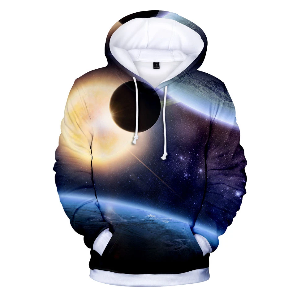 Smešno balonom Prostor Galaxy moda 3d hoodies Majica moški ženske šport Hoodie vrhovi priložnostne Long Sleeve Hooded puloverju