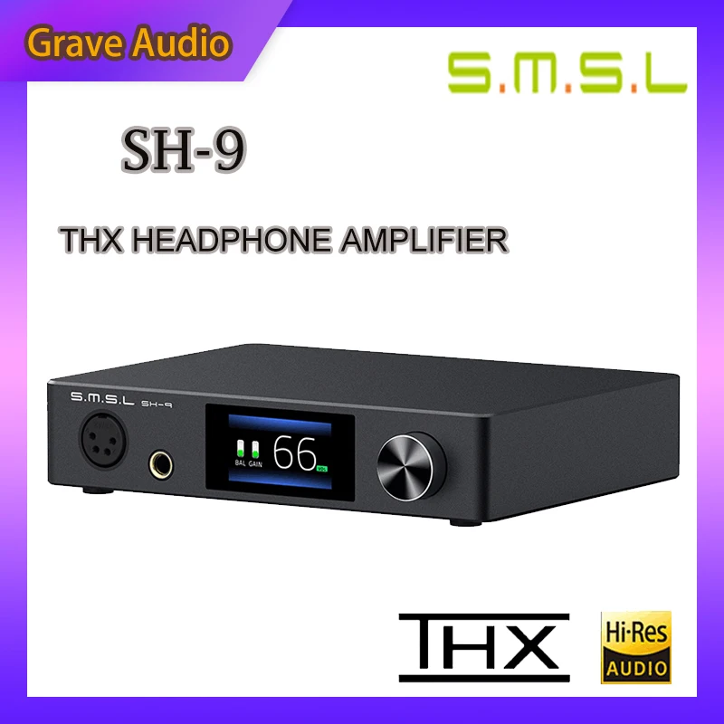 SMSL SH-9 Slušalke Ojačevalnik THX AAA Tehnologije RCA/XLR Vhod 6,35 MM DAC Uravnoteženo Slušalke Ojačevalnik SH9