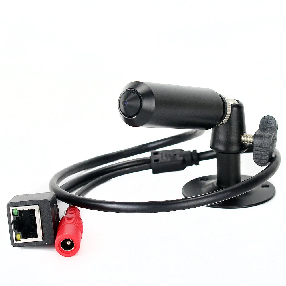 SMTKEY 1080P Luknjo 48V POE IP Kamera onvif 3.7 mm Mini Kamera Onvif POE NVR sistem