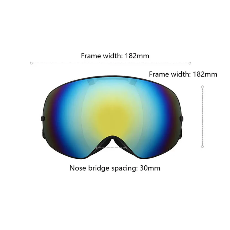 Smučarska Očala UV400 Očala, Snow Očala Odraslih, Šport na Prostem