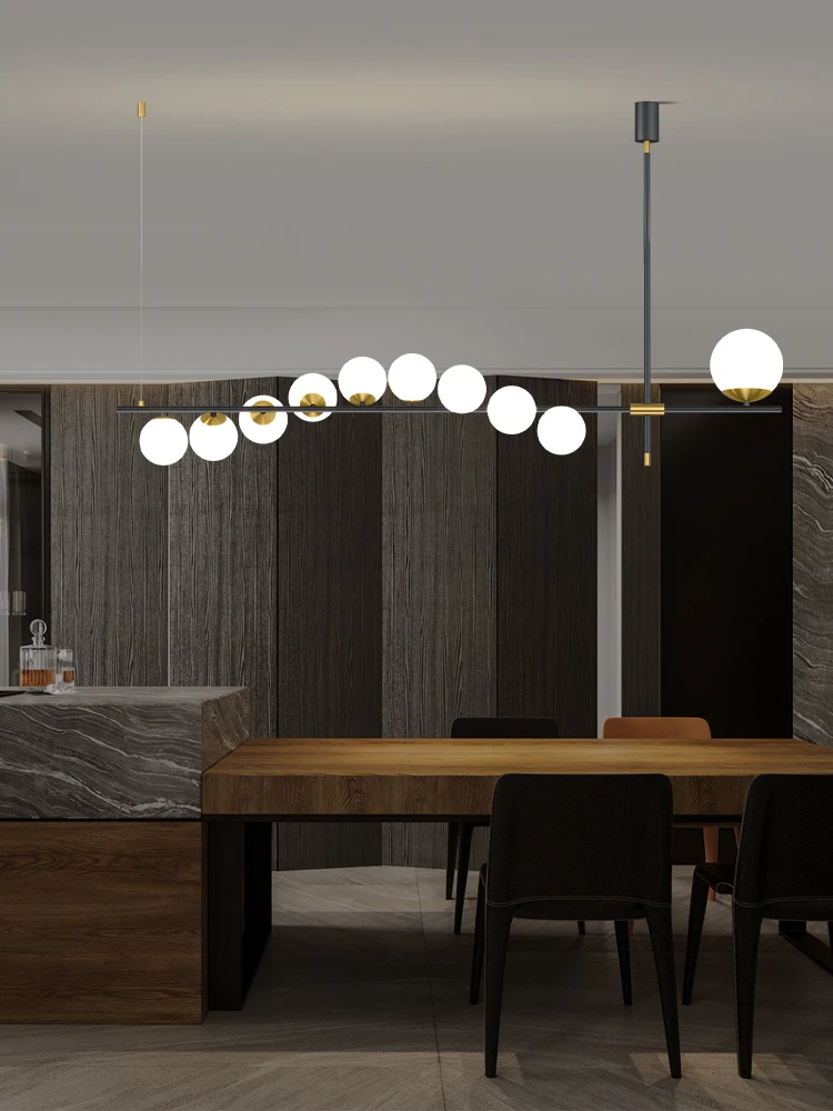 Sodobno minimalistično oblikovalec milni mehurček mickey stekleno kroglo lestenec, dnevna soba jedilnica Viseče Luči Fixture110V 220V 230V