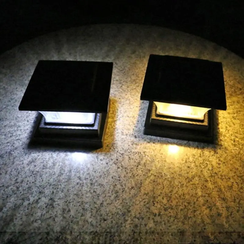 Solar Power LED Steber Svetilke Prostem Vrtna Ograja Lučka Dvorišče Post Skp Luči Vrt Varnostna Svetilka Sončne Svetlobe Dropshipping